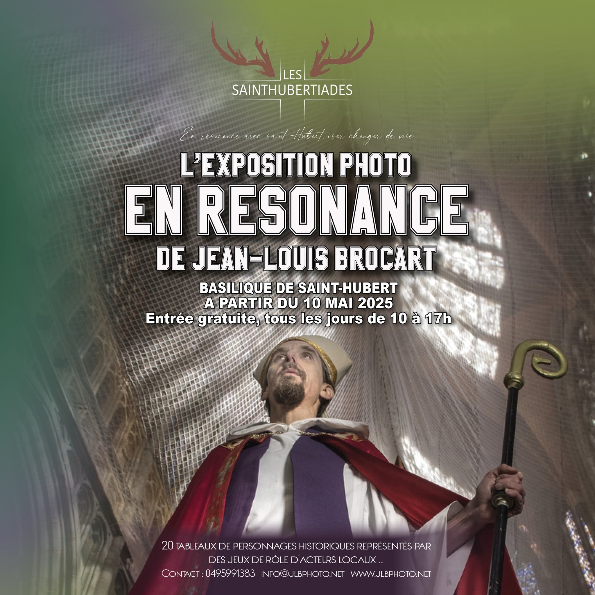 Affiche de l'exposition photo de Jean-Louis Brocart
